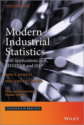 Modern Industrial Statistics: With Applications in R, MINITAB and JMP - book cover