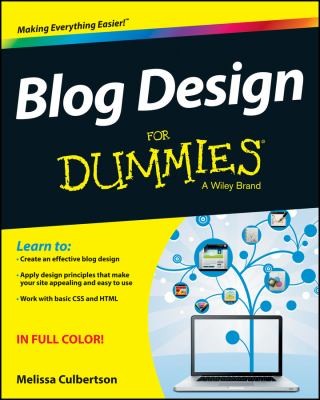 Blog design for dummies - book cover