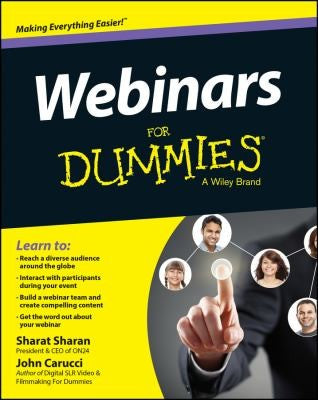 Webinars For Dummies - book cover