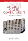 A Companion to Ancient Greek Government - book cover