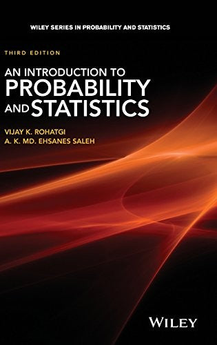 An Introduction to Probability and Statistics - book cover