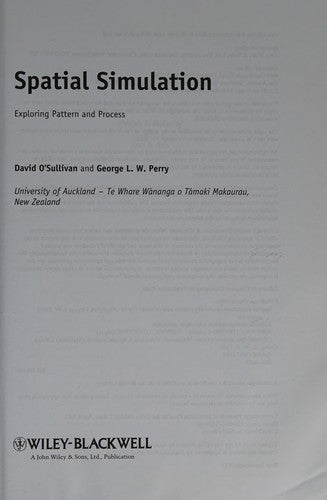 Spatial Simulation: Exploring Pattern and Process - book cover