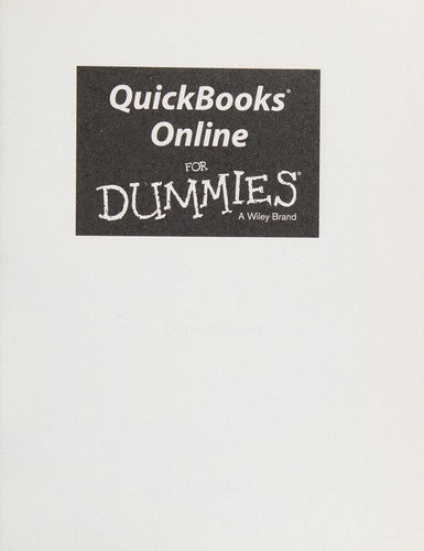 QuickBooks Online For Dummies - book cover