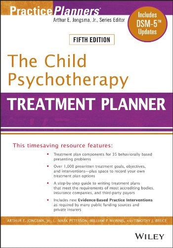 The Child Psychotherapy Treatment Planner: Includes DSM-5 Updates - book cover