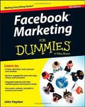 Facebook Marketing For Dummies - book cover