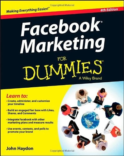 Facebook Marketing For Dummies - book cover