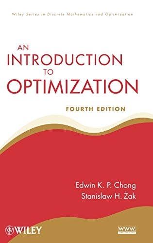 An Introduction to Optimization - book cover