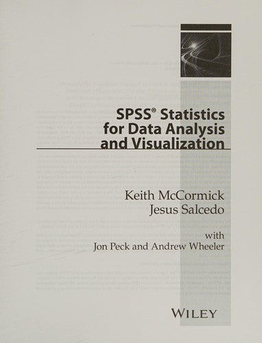 SPSS Statistics for Data Analysis and Visualization - book cover