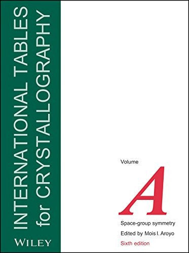 International Tables for Crystallography, Vol. A: Space Group Symmetry - book cover