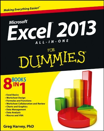 Excel 2013 All-in-One For Dummies - book cover