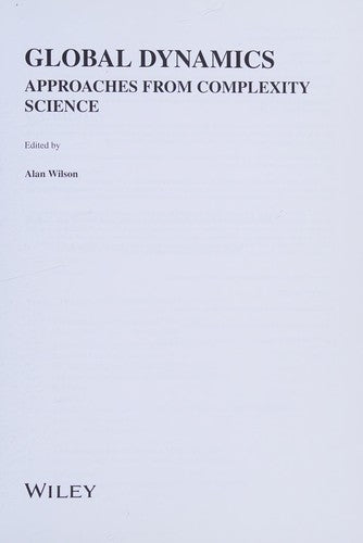 Global Dynamics: Approaches from Complexity Science - book cover