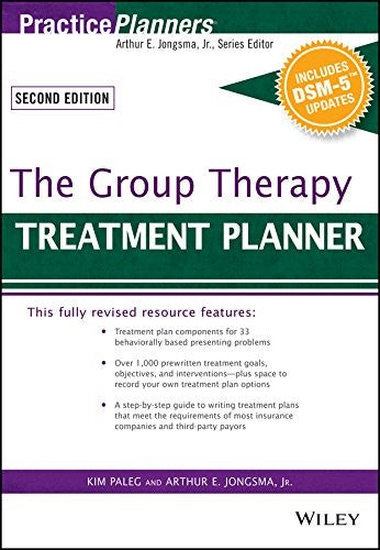 The Group Therapy Treatment Planner, with DSM-5 Updates - book cover