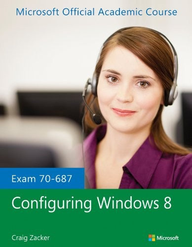Exam 70-687 Configuring Windows 8 - book cover