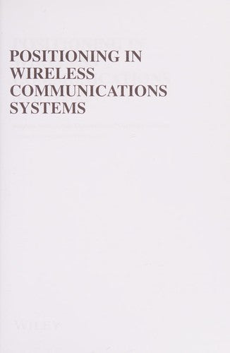 Positioning in Wireless Communications Systems - book cover