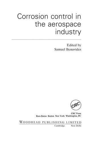 Corrosion Control in the Aerospace Industry (Woodhead Publishing in Materials) - book cover