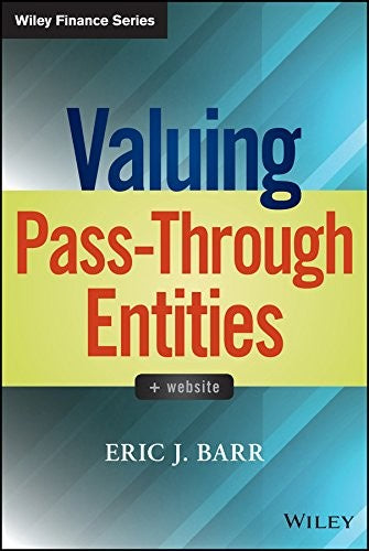 Valuing Pass-Through Entities - book cover