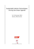 Sustainable Vehicle Technologies: Driving the green agenda - book cover