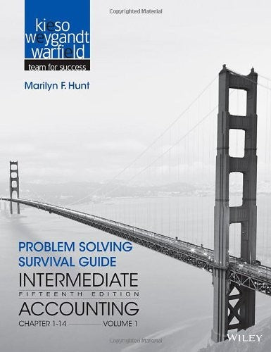 Problem Solving Survival Guide to accompany Intermediate Accounting (Volume 1, Chapters 1 - 14) - book cover