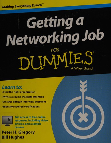 Getting a networking job for dummies - book cover