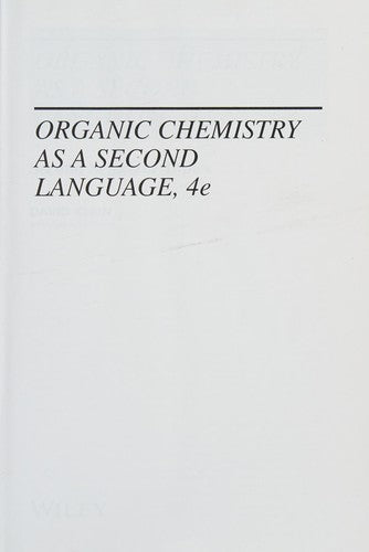Organic Chemistry As a Second Language: Second Semester Topics - book cover