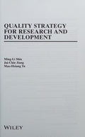 Quality strategy for research and development - book cover