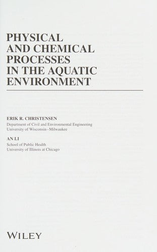 Physical and Chemical Processes in the Aquatic Environment - book cover