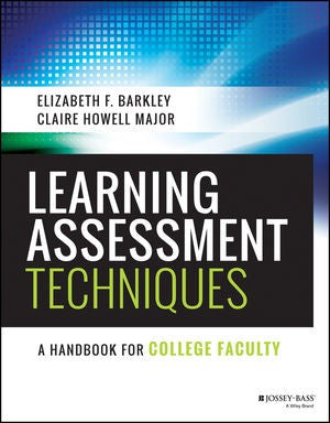 Learning Assessment Techniques: A Handbook for College Faculty - book cover