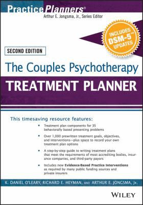 The Couples Psychotherapy Treatment Planner, with DSM-5 Updates, 2nd Edition - book cover