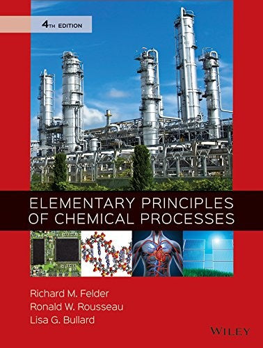 Elementary Principles of Chemical Processes, 4th Edition - book cover