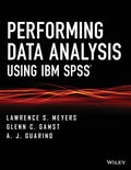 Performing Data Analysis Using IBM SPSS - book cover