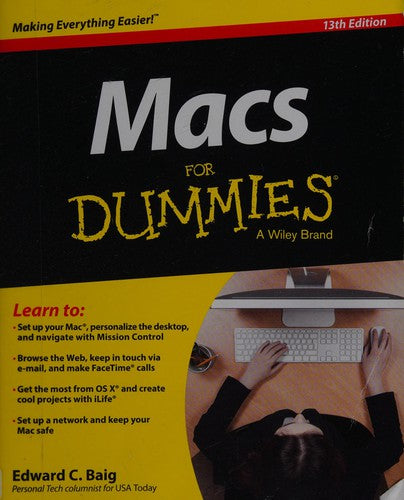 Macs For Dummies, 13th Edition - book cover
