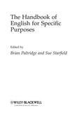 The handbook of English for specific purposes - book cover