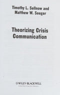 Theorizing Crisis Communication - book cover