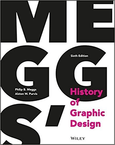 Meggs’ History of Graphic Design - book cover