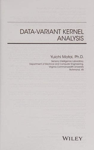 Data-Variant Kernel Analysis - book cover