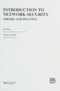 Introduction to Network Security: Theory and Practice - book cover