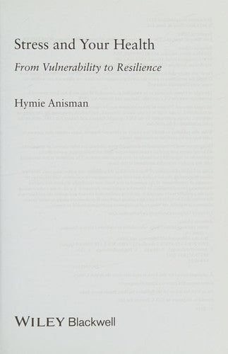 Stress and Your Health: From Vulnerability to Resilience - book cover