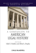 A Companion to American Legal History - book cover