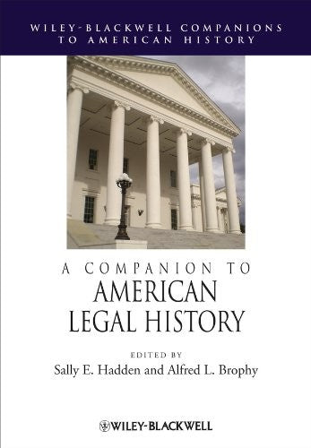 A Companion to American Legal History - book cover