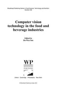 Computer vision technology in the food and beverage industries - book cover