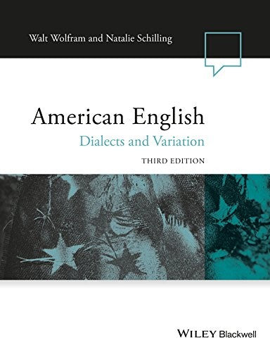 American English: Dialects and Variation - book cover