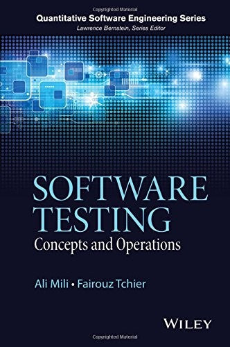 Software Testing: Concepts and Operations - book cover