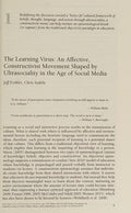 Constructivism Reconsidered in the Age of Social Media : New Directions for Teaching and Learning, Number 144 - book cover