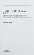 Statistics from A to Z: Confusing Concepts Clarified - book cover