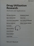 Drug utilization research: methods and applications - book cover