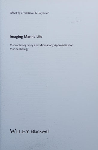 Imaging Marine Life: Macrophotography and Microscopy Approaches for Marine Biology - book cover