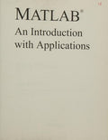 Solutions Manual to MATLAB: An Introduction with Applications - book cover