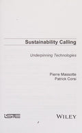 Sustainability calling : underpinning technologies - book cover