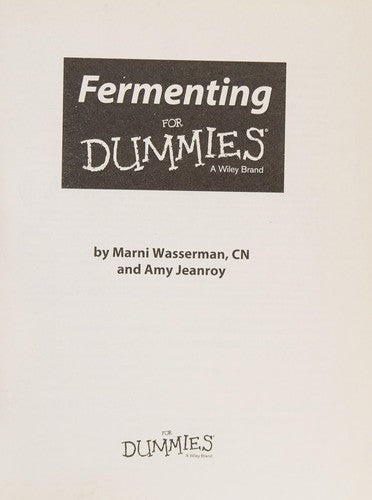 Fermenting for dummies - book cover