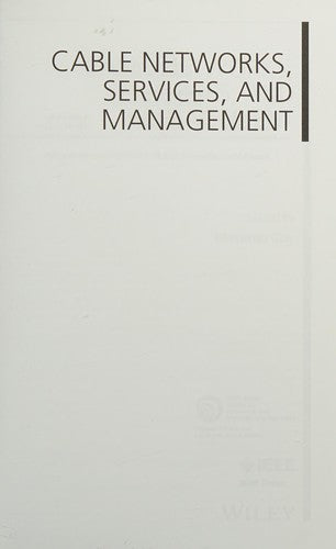 Cable Networks, Services, and Management - book cover